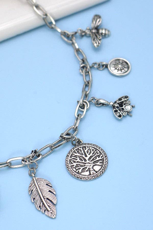 BOHO BOUTIQUE CHARM NECKLACE | 51N2021604