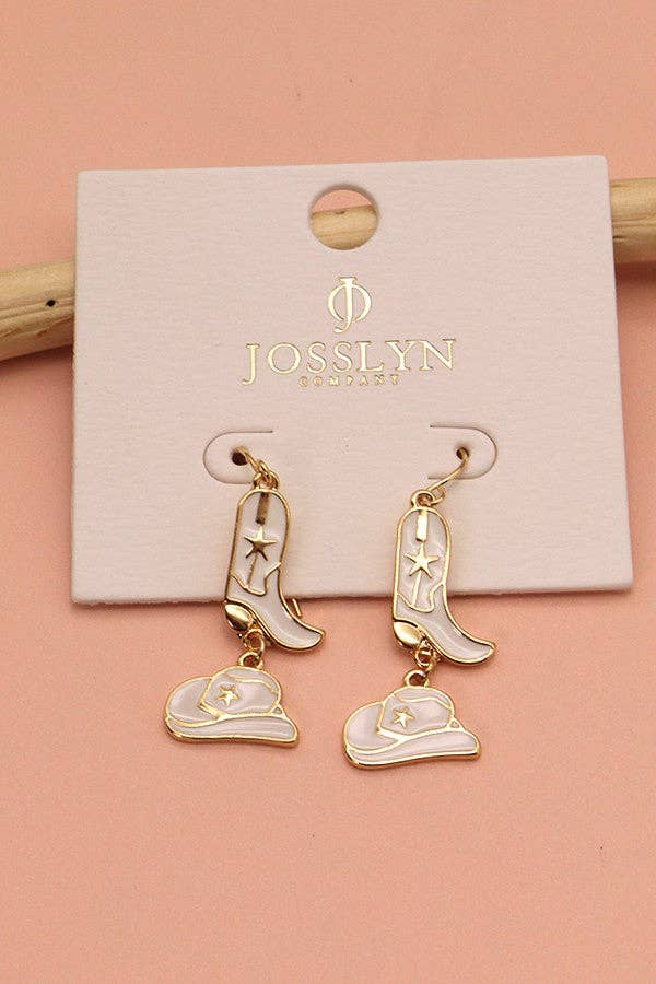 HAT BOOTS DROP EARRINGS | 31E22480