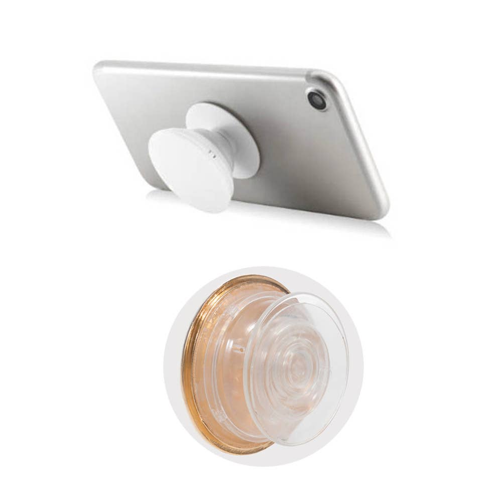 Evil Eye Centered Heart Adhesive Phone Grip and Stand
