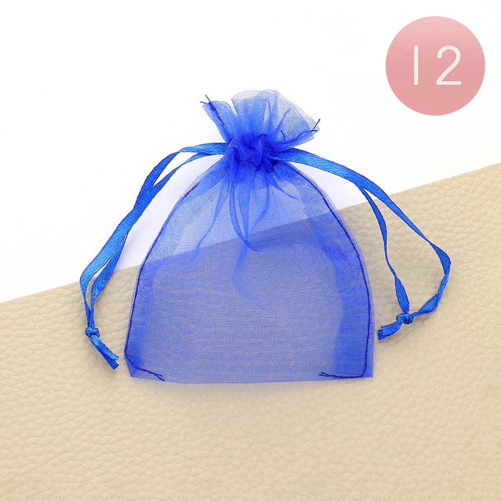 12PCS - 3 X 3.5 Ribboned Organza Gift Bags
: Fu