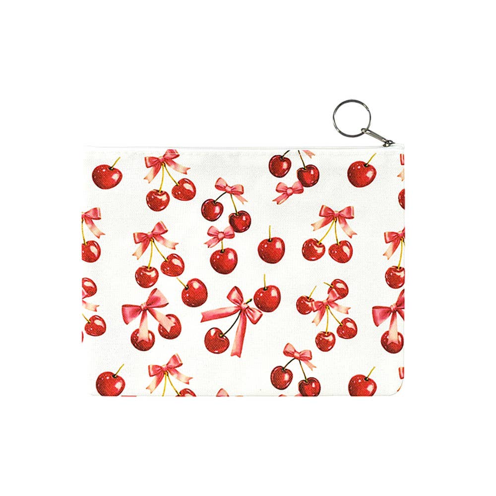 Strawberry Print Mini Bag / Keychains