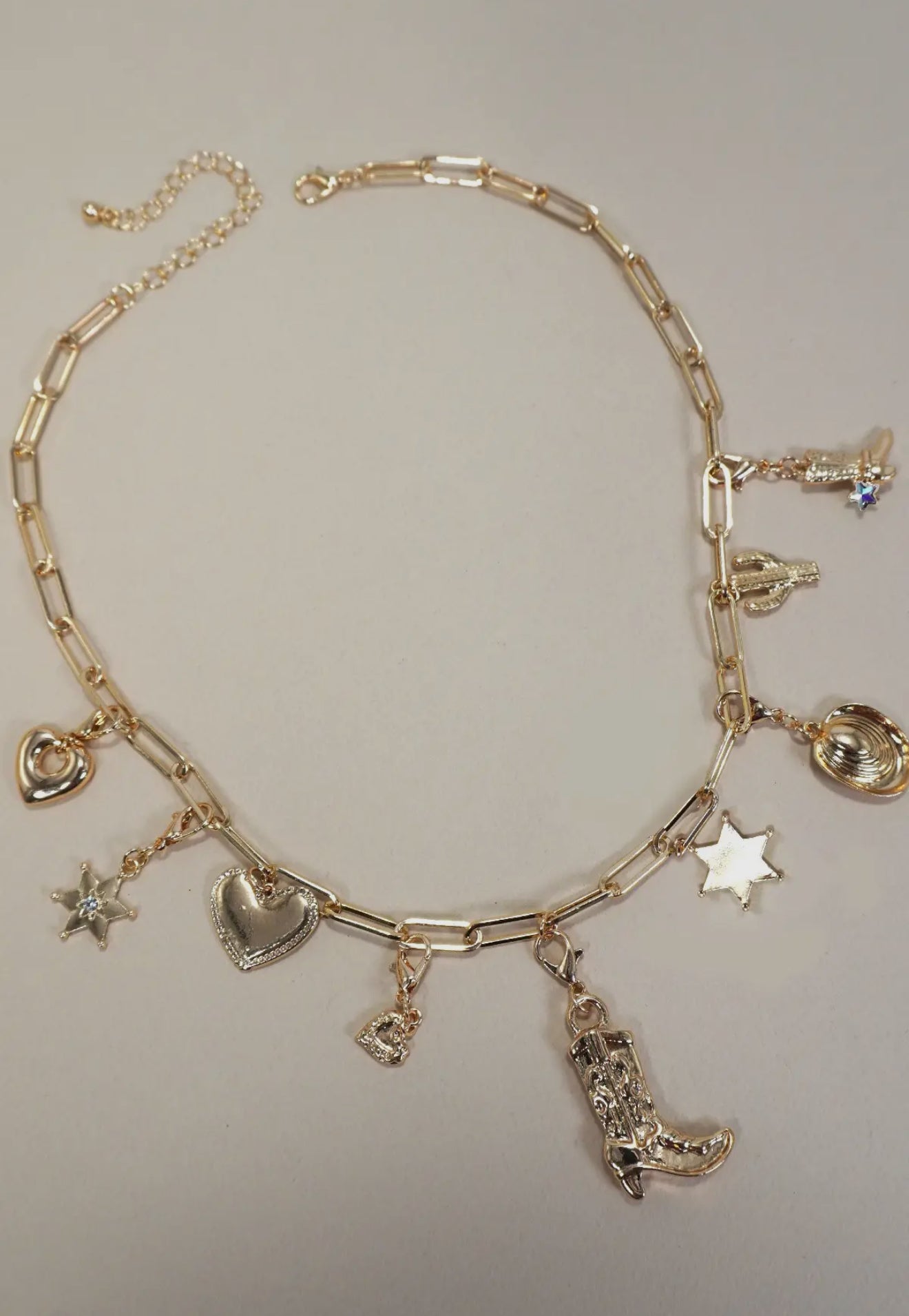 Interchangeable Western Charm Necklace