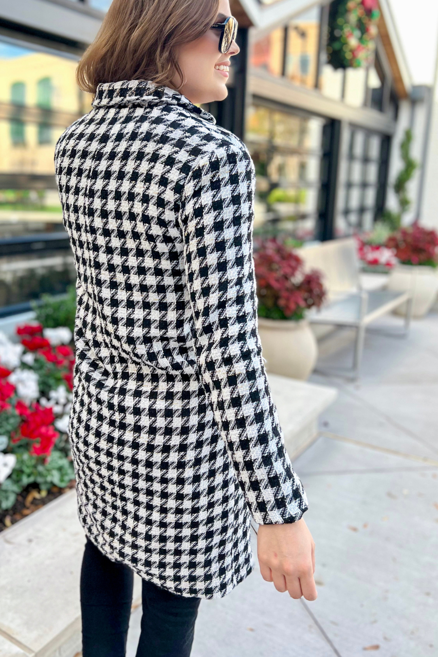 Fifth Avenue Herringbone Coat