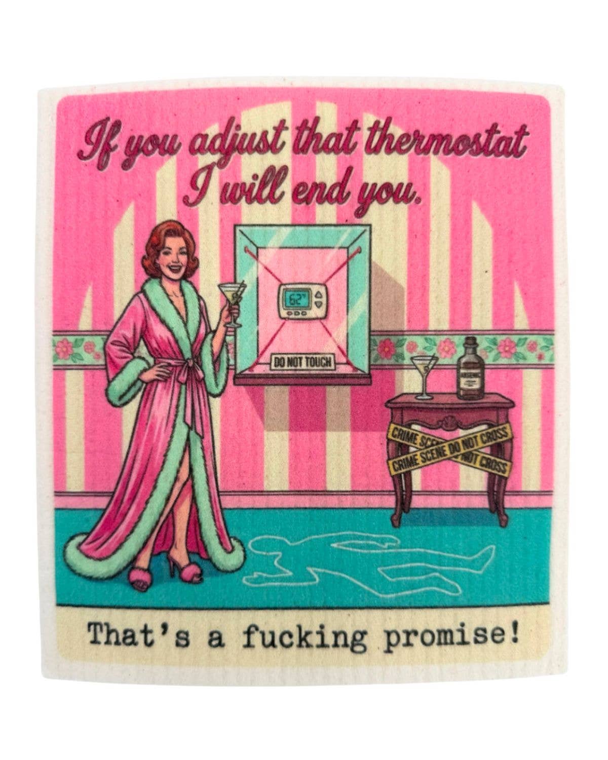 Funny Menopause Sayings - Set of 3 - Swedish Dishcloths