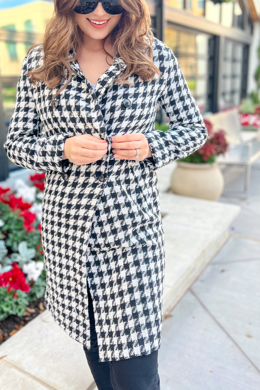 Fifth Avenue Herringbone Coat