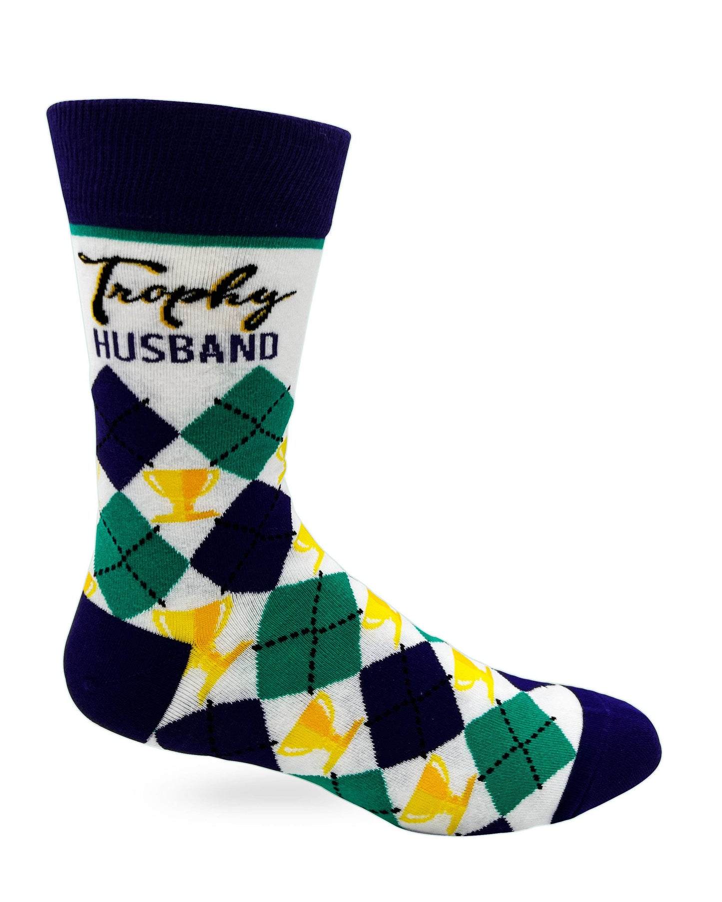 Socks 13. Trophy Husband Men's Novelty Crew Socks