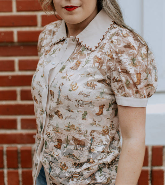 MK741 Desert Darlin' Button Up shirt