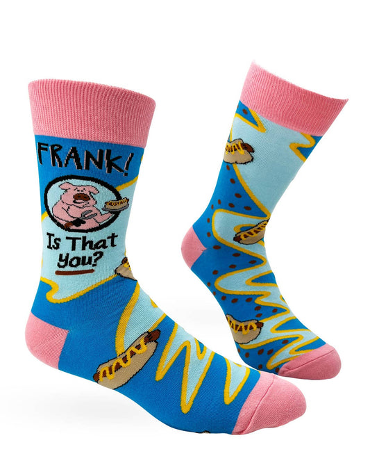 Socks 5. Frank Is That You? Men's Novelty Crew Socks