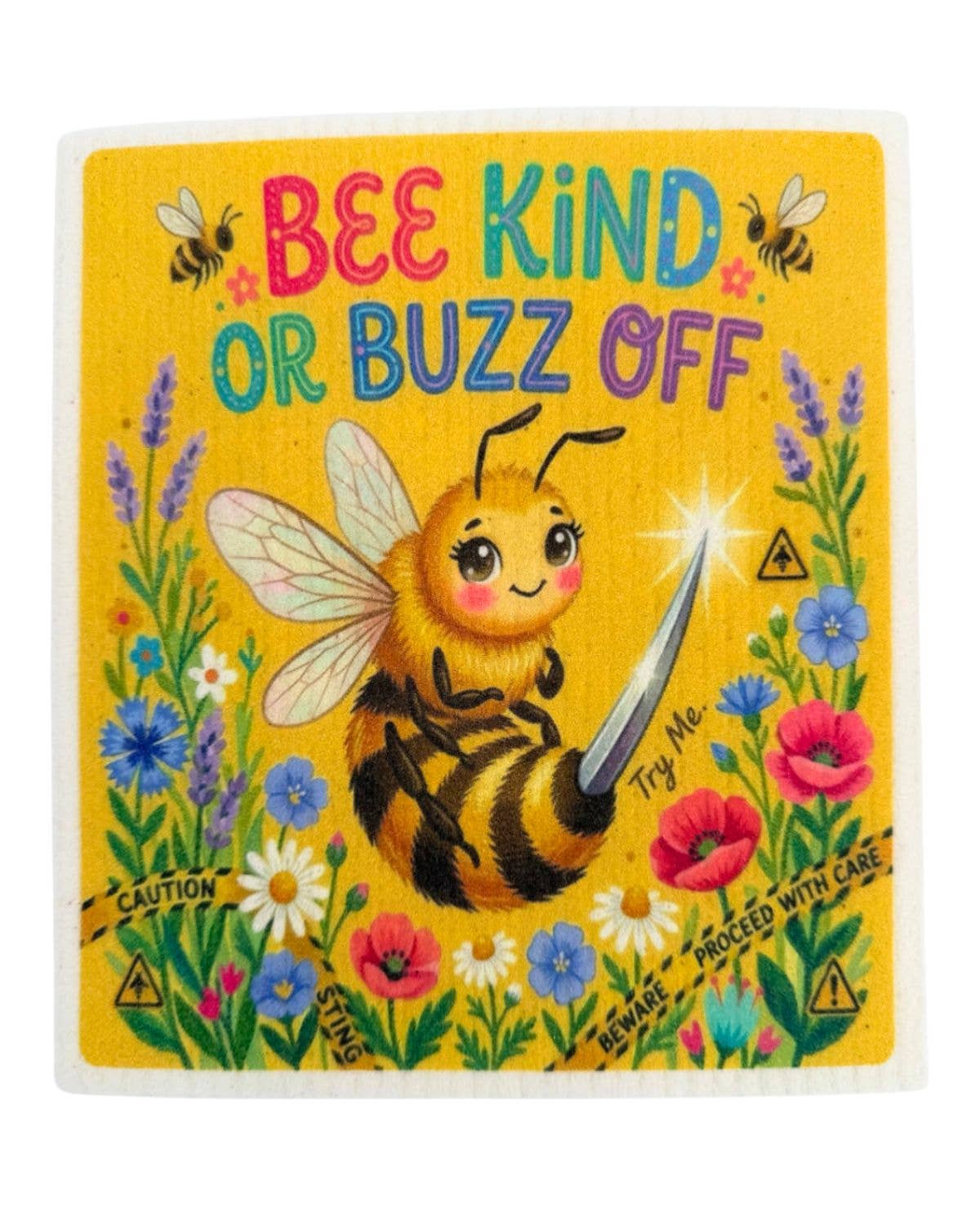 Cute Bee - Set of 3 - Swedish Dishcloths