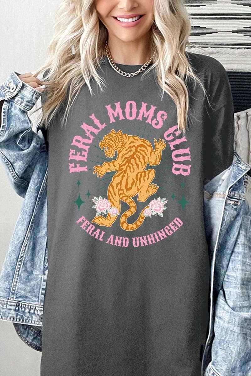 Feral Mama Club Graphic Heavy Cotton Tee