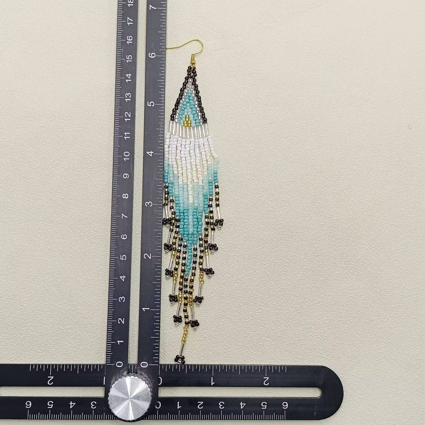 Bohemian Style Long Seed Beads Fringe Earrings - BJ/SB