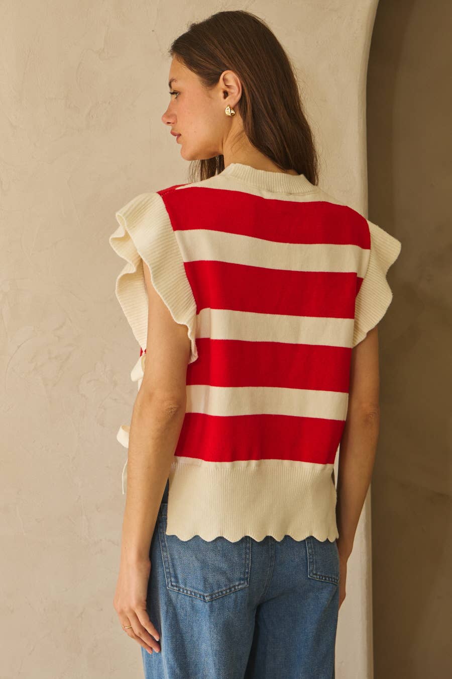 Plus Washed Denim Wide Leg Pants: Washed Denim / 3XL