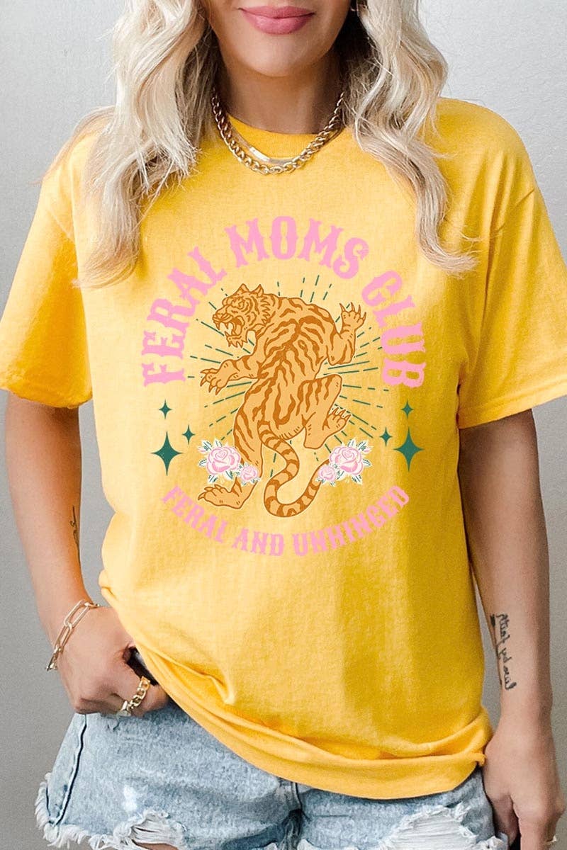 Feral Mama Club Graphic Heavy Cotton Tee