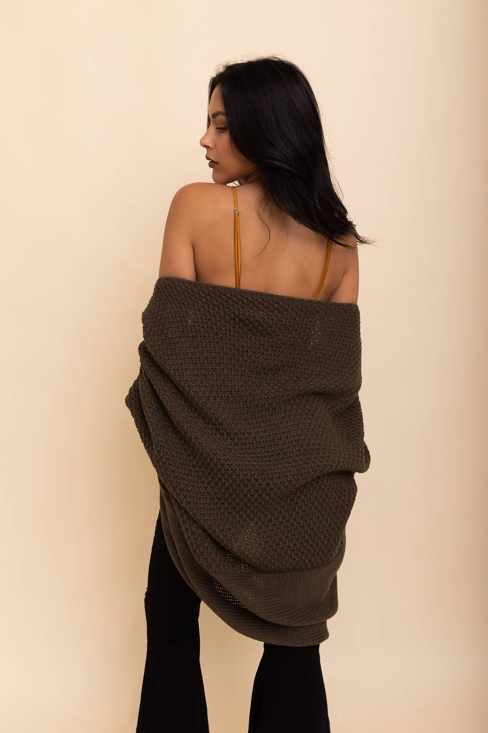 Bestselling Bat Sleeve Knit Cardigan! 🦇: Gray
