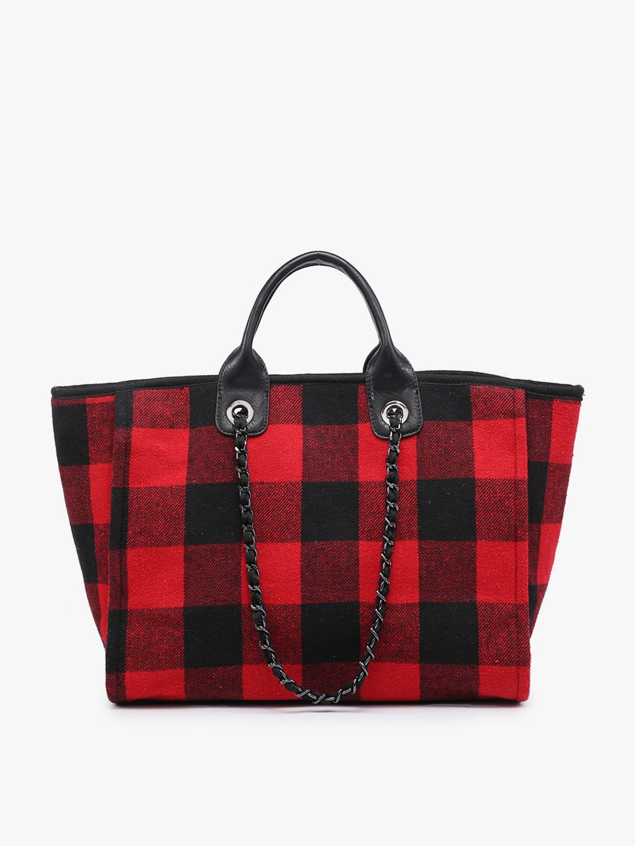 M2044 Kristina Women's Satchel with Chain Strap