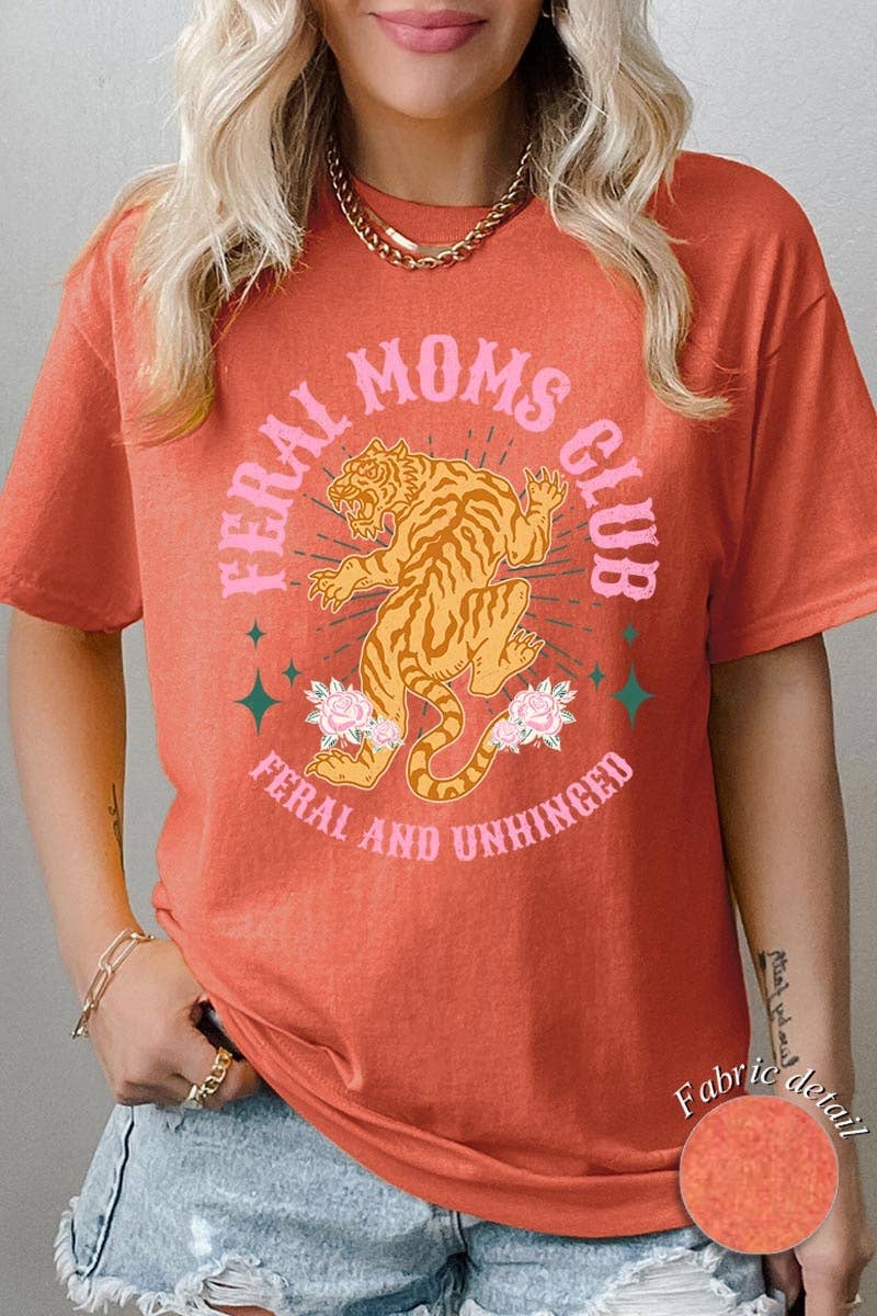 Feral Mama Club Graphic Heavy Cotton Tee