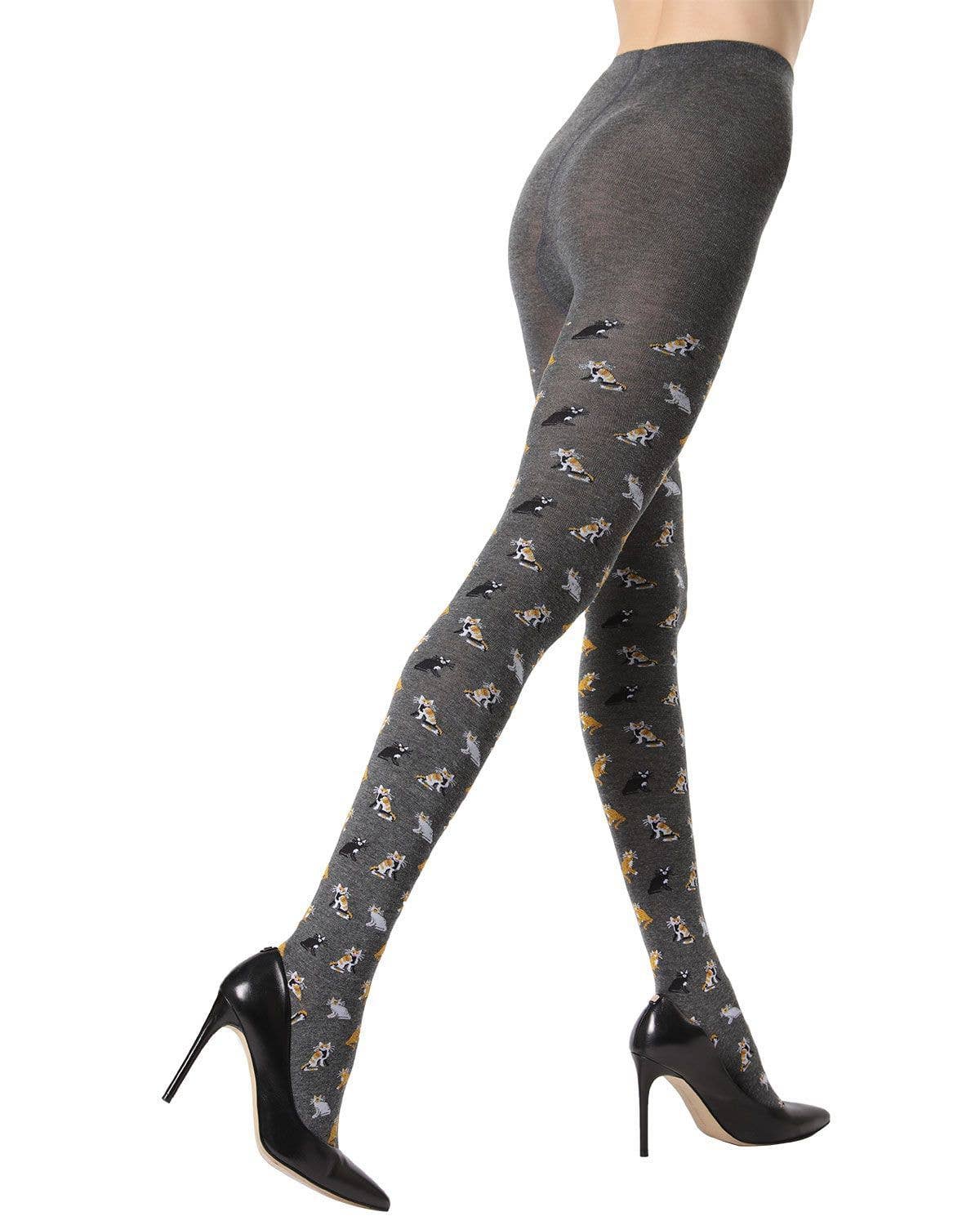 MeMoi Pretty Kitties Sweater Tights