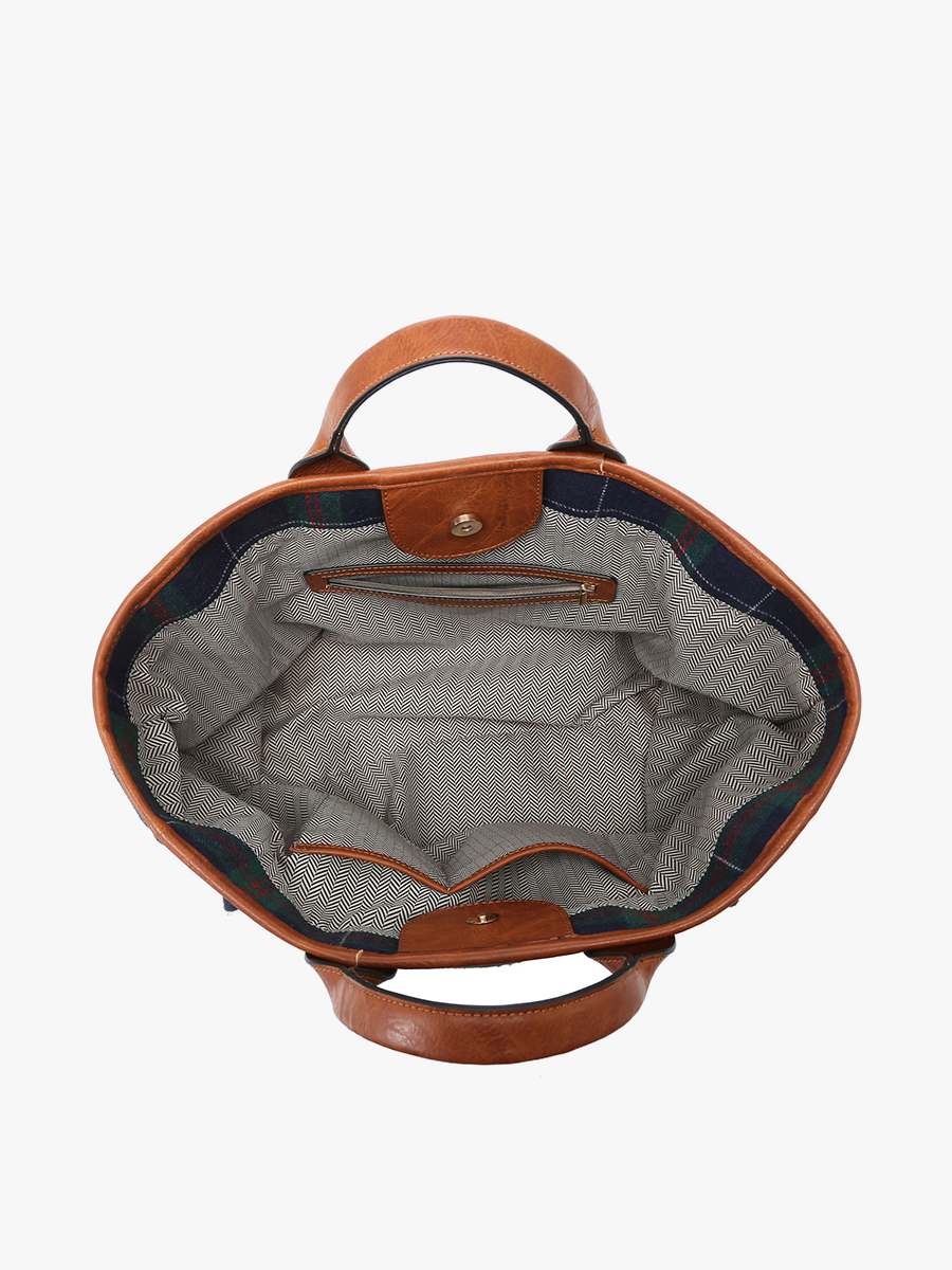 M2044 Kristina Women's Satchel with Chain Strap