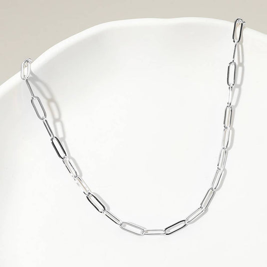 Paperclip Chain Necklace