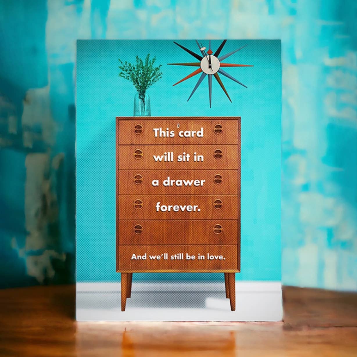 Anniversary Card - Forever Love Drawer Edition