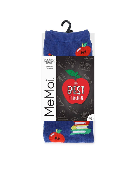 Women's If Teachers Were Apples Greeting Card Socks