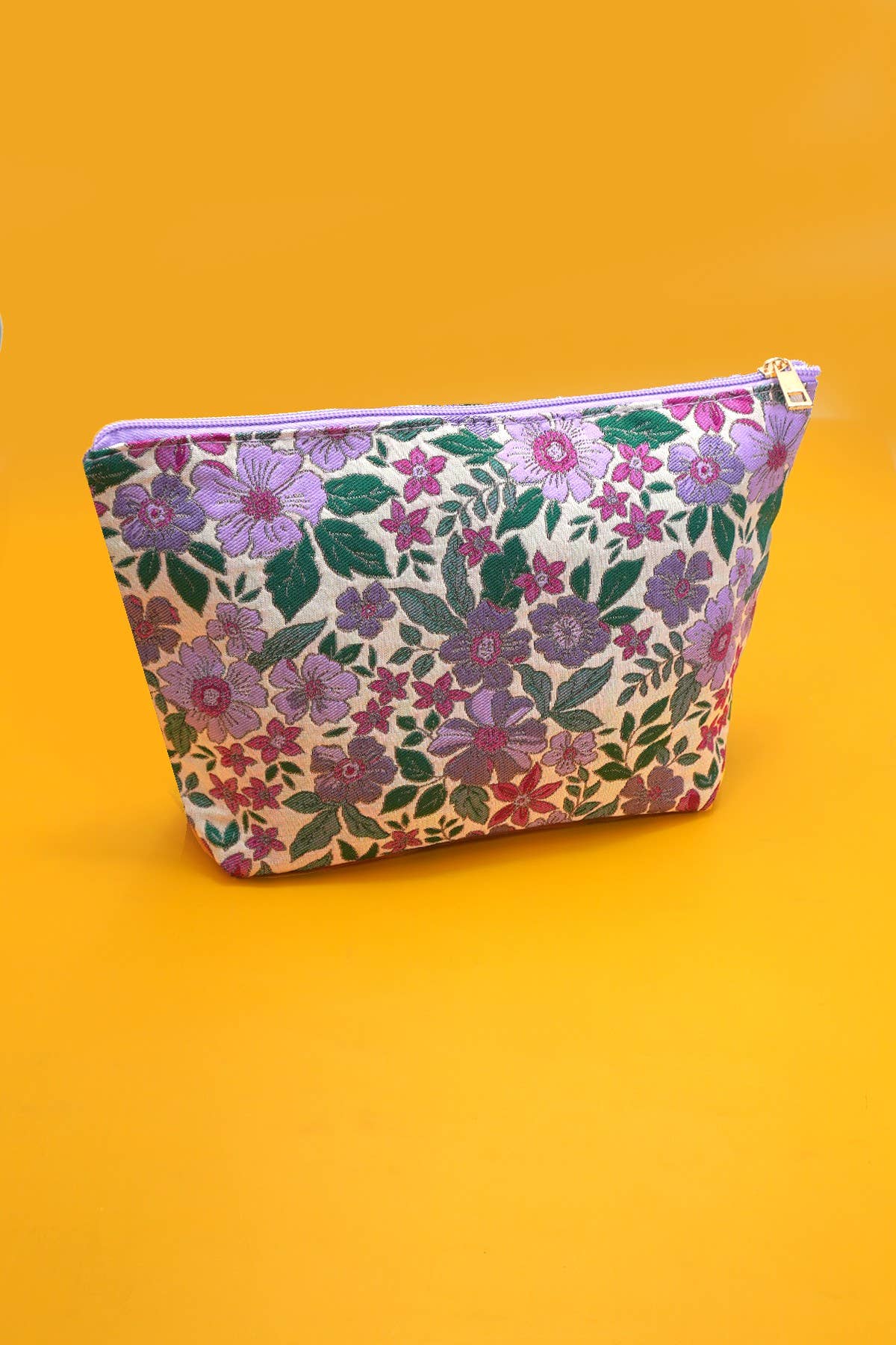 TRAVEL EMBROIDERY FLORAL COSMETIC MAKEUP POUCH | 40P570