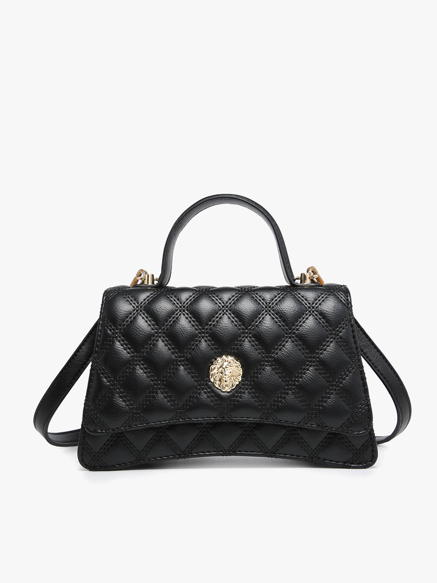 P5. Leona Quilted Lion Head Satchel
