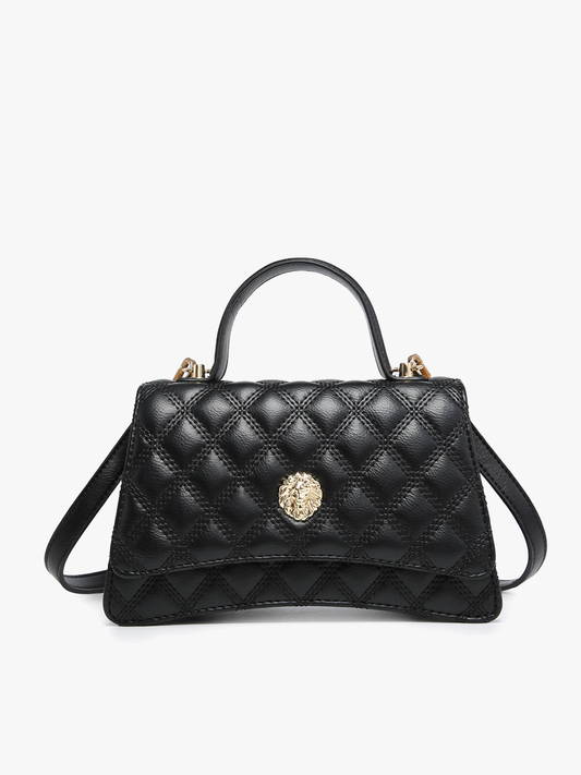 P5. Leona Quilted Lion Head Satchel