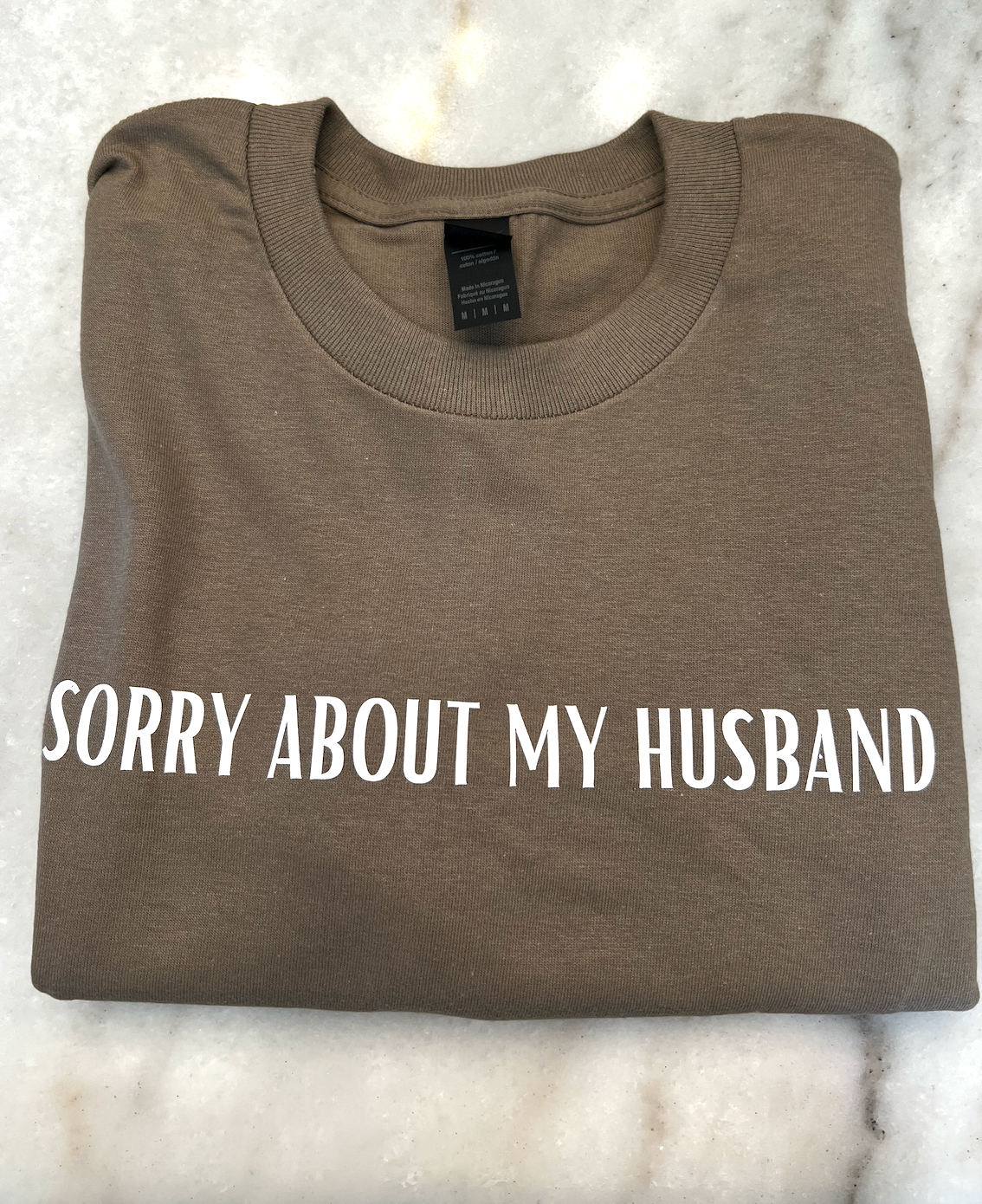 Sorry About My Husband Graphic Tee 