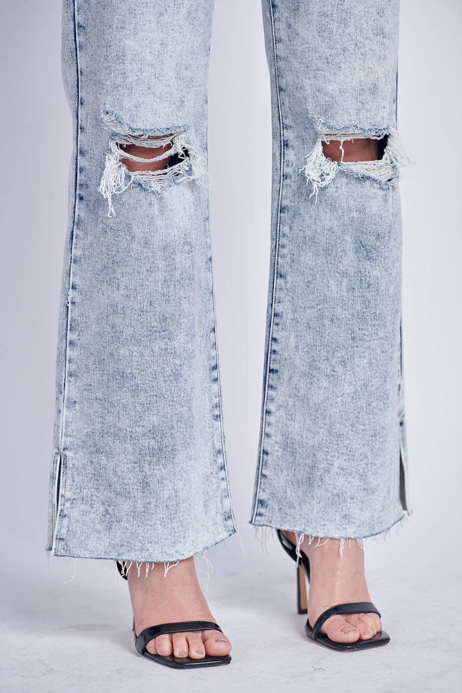 90'S VINTAGE HIGH RISE COMFORT STRETCH WIDE JEANS