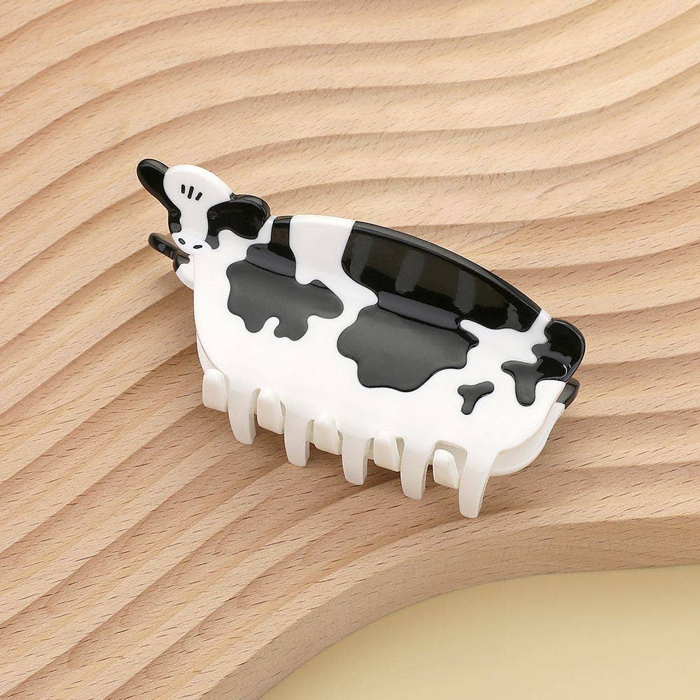 J28. Cow Hair Claw Clip
