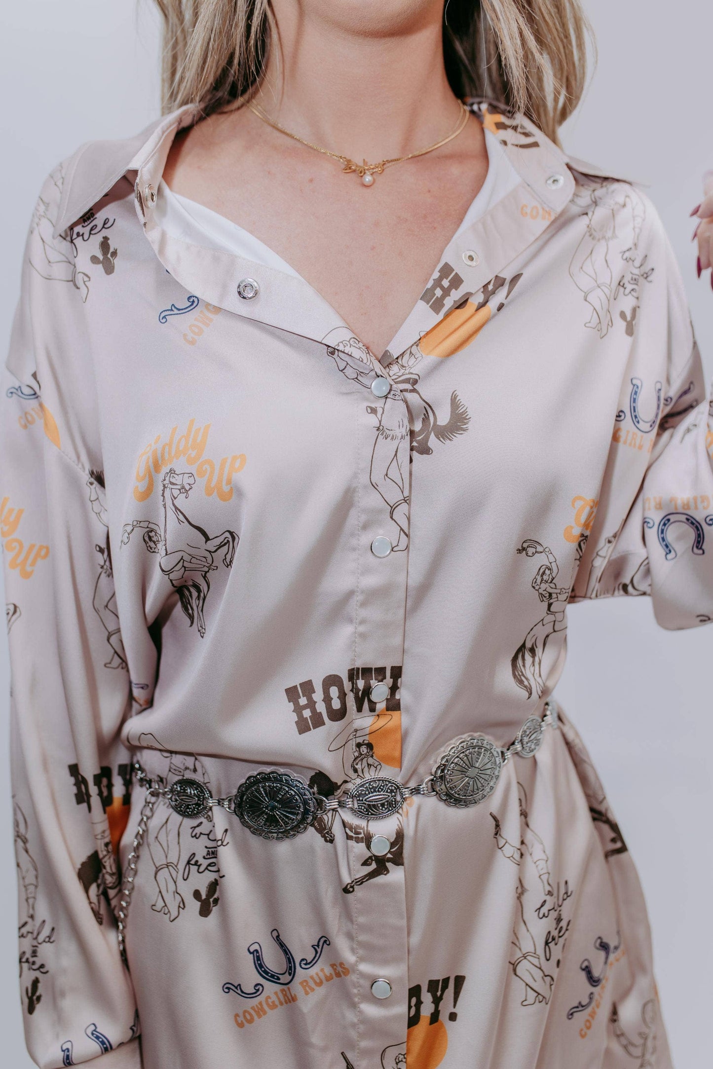 MK600 Wild & Free Shirt Dress