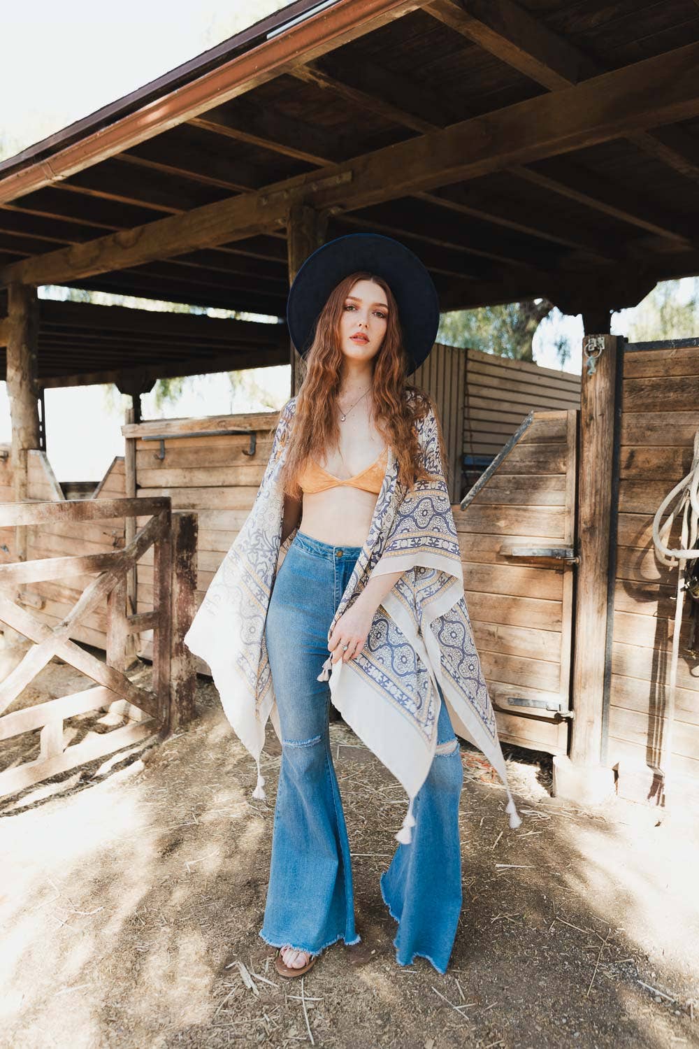 Touch of Morroco Tapestry Tassel Kimono 🌼