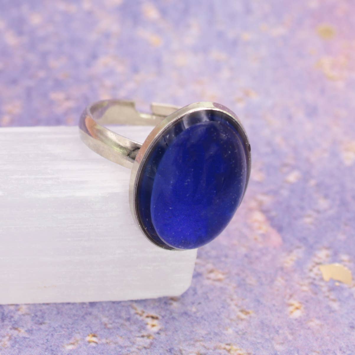 Adjustable Oval Mood Ring