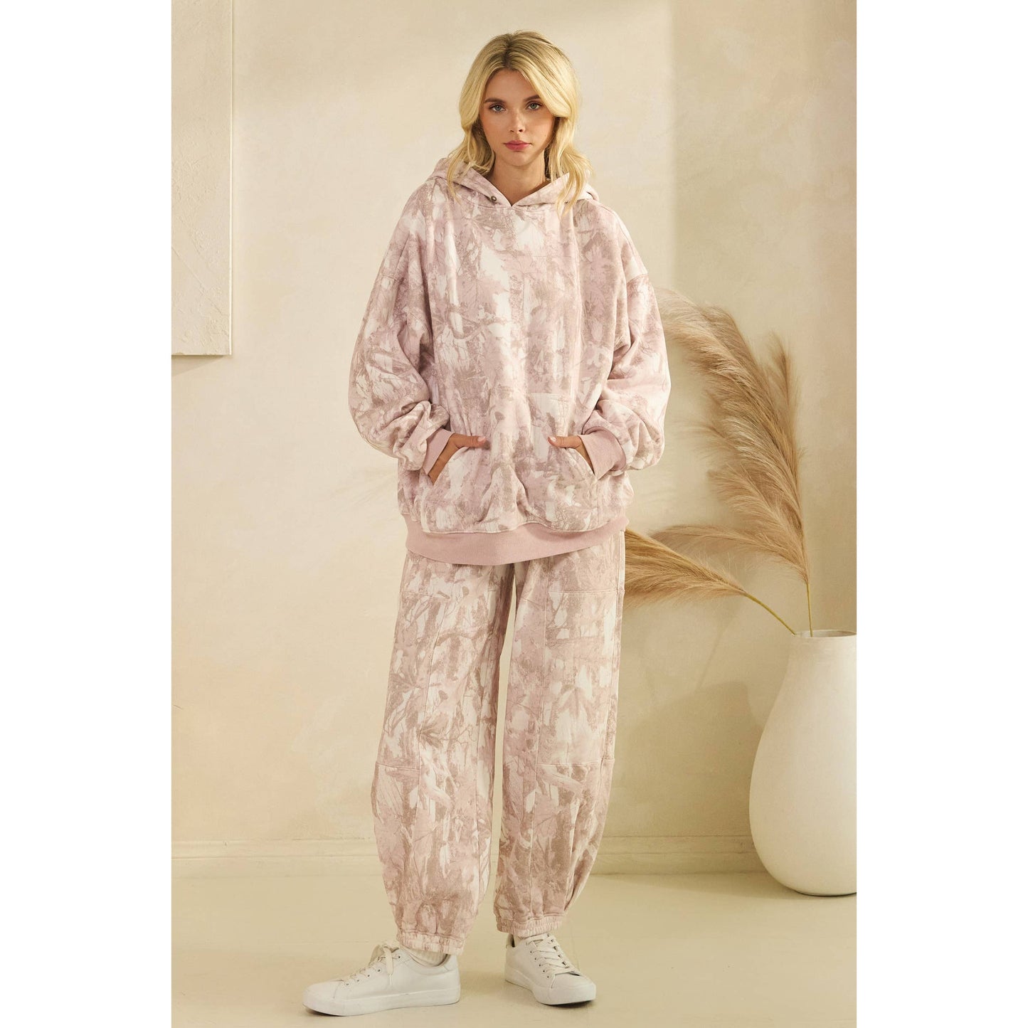 Printed Fleece Hoodie