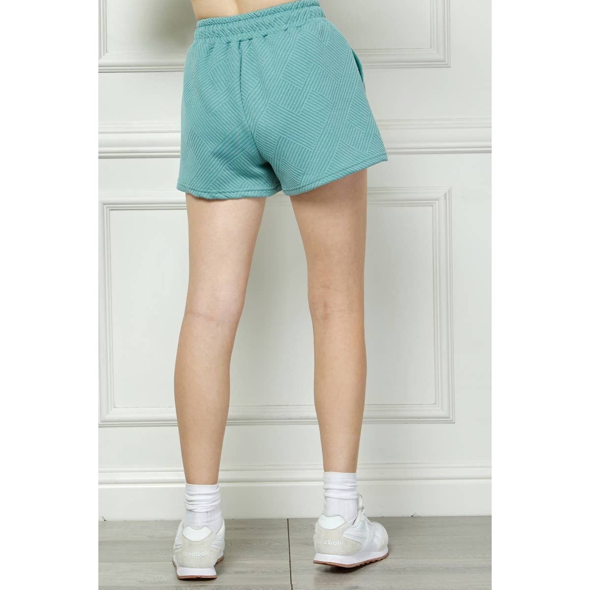 Patterned French Terry Shorts