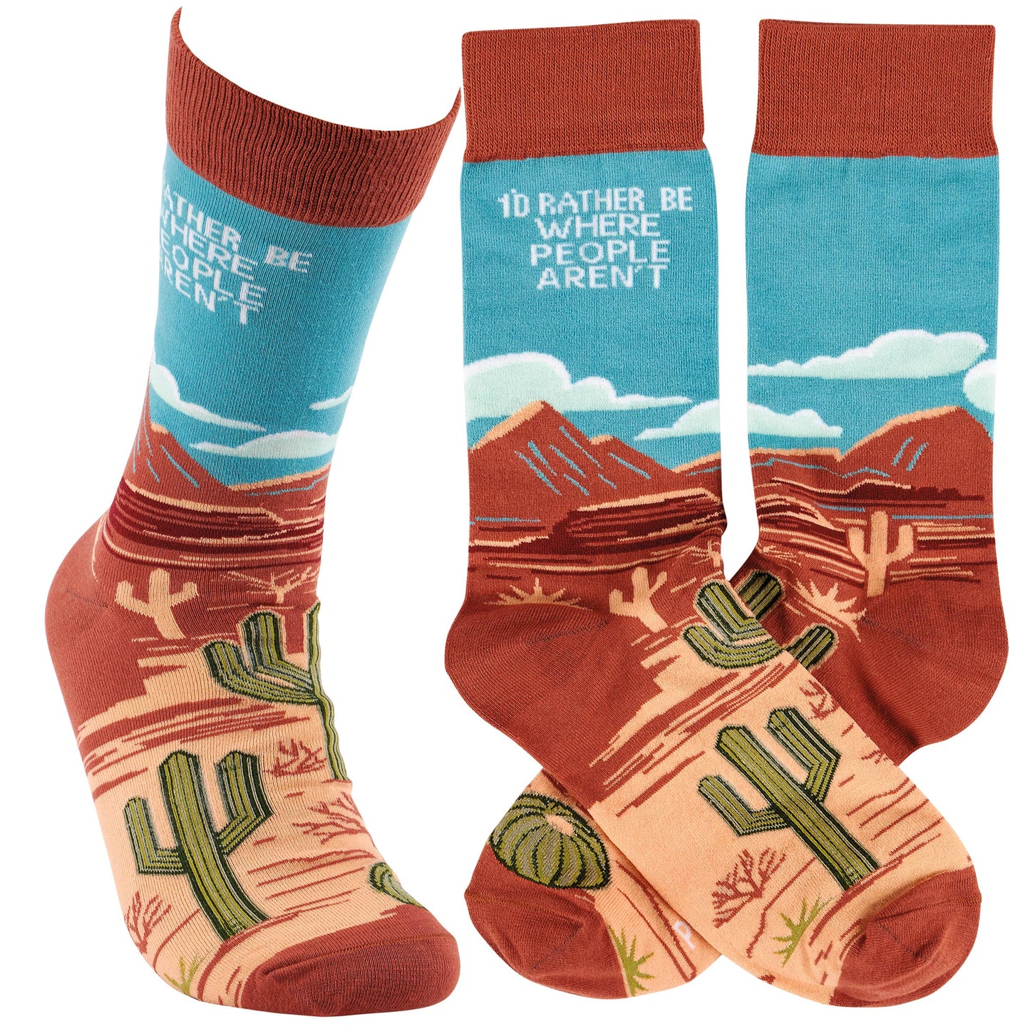 Rather Be Where People Aren't Socks