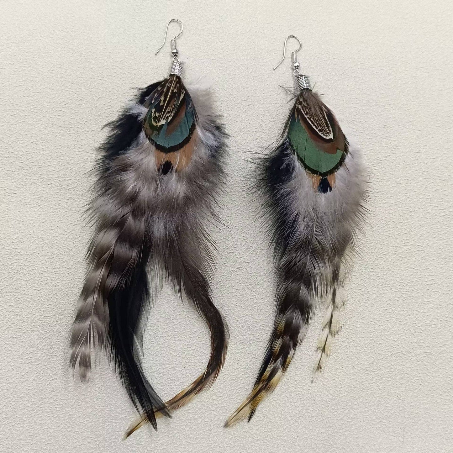 Feather Dangle Earrings MIO64022