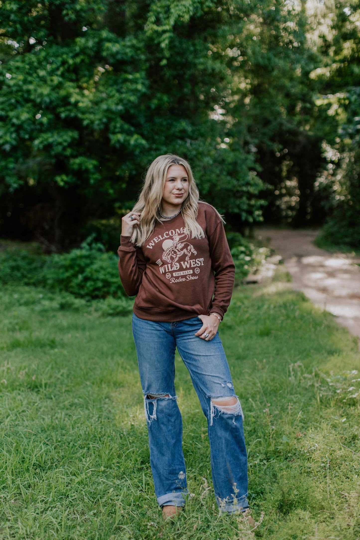 MK817 Wild West Fleece Sweatshirt