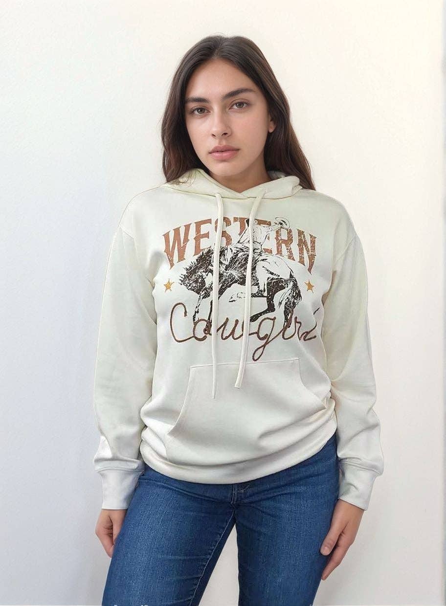 MK761 Western Cowboy Hoodie