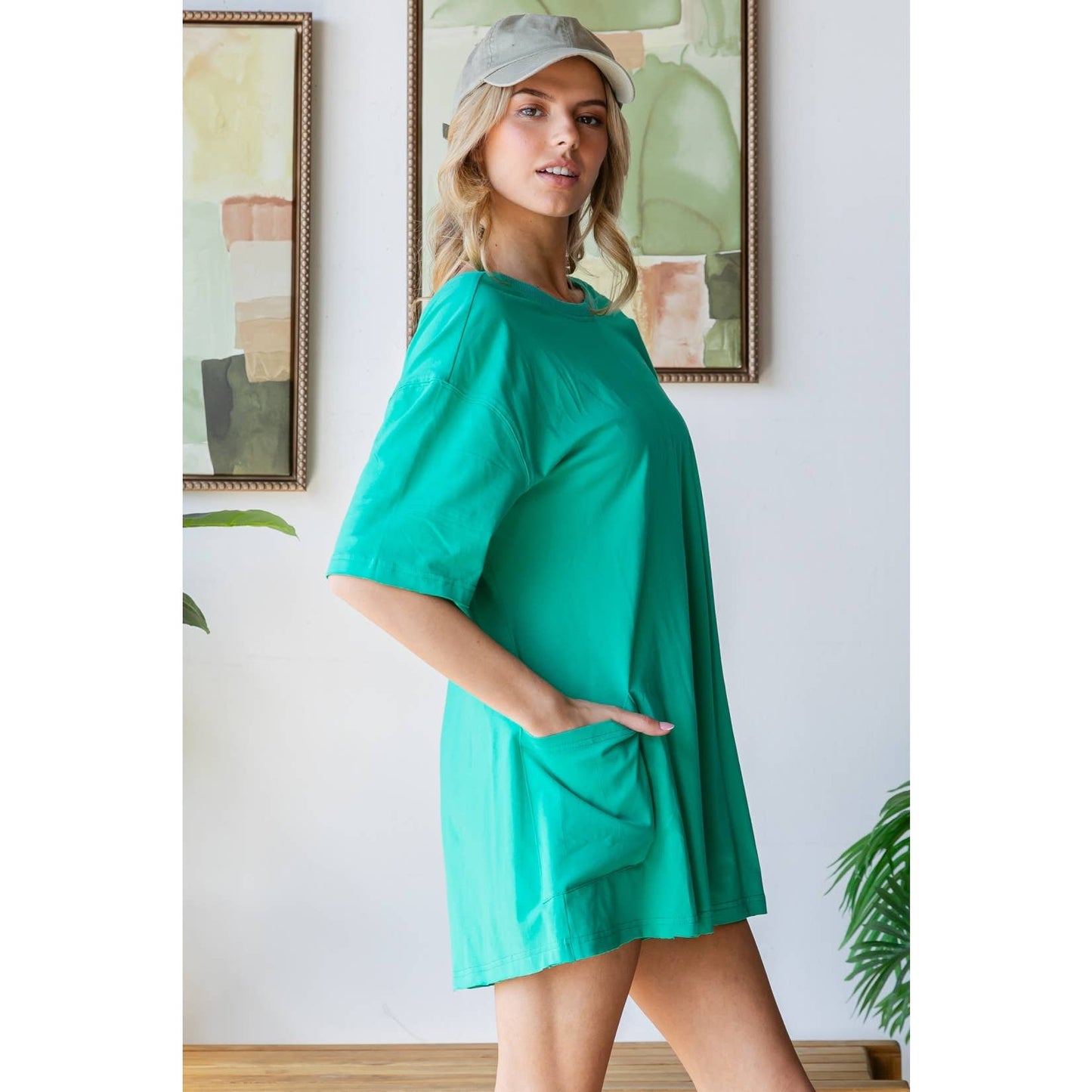 Short Sleeve Knit Open Back Romper