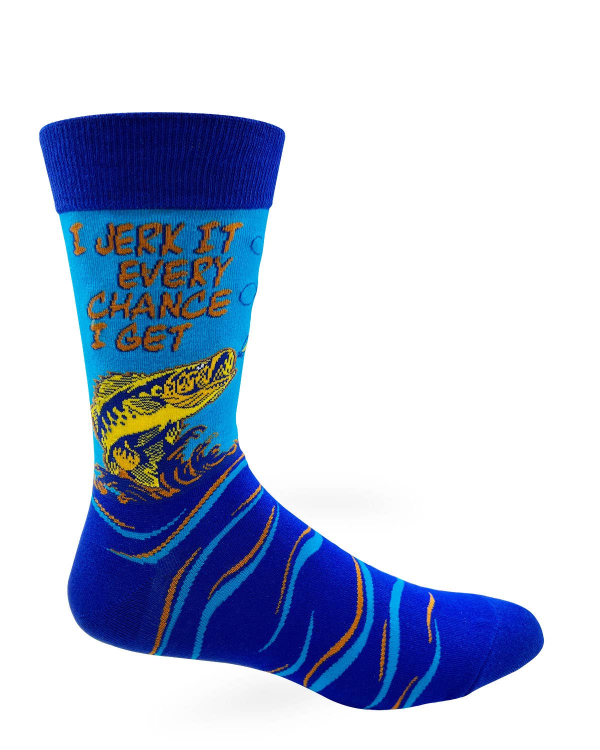 Socks 2. I Jerk It Every Chance I Get Men's Novelty Crew Socks