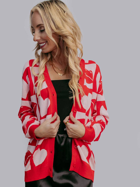 TZ44 You Have My Heart Cardigan