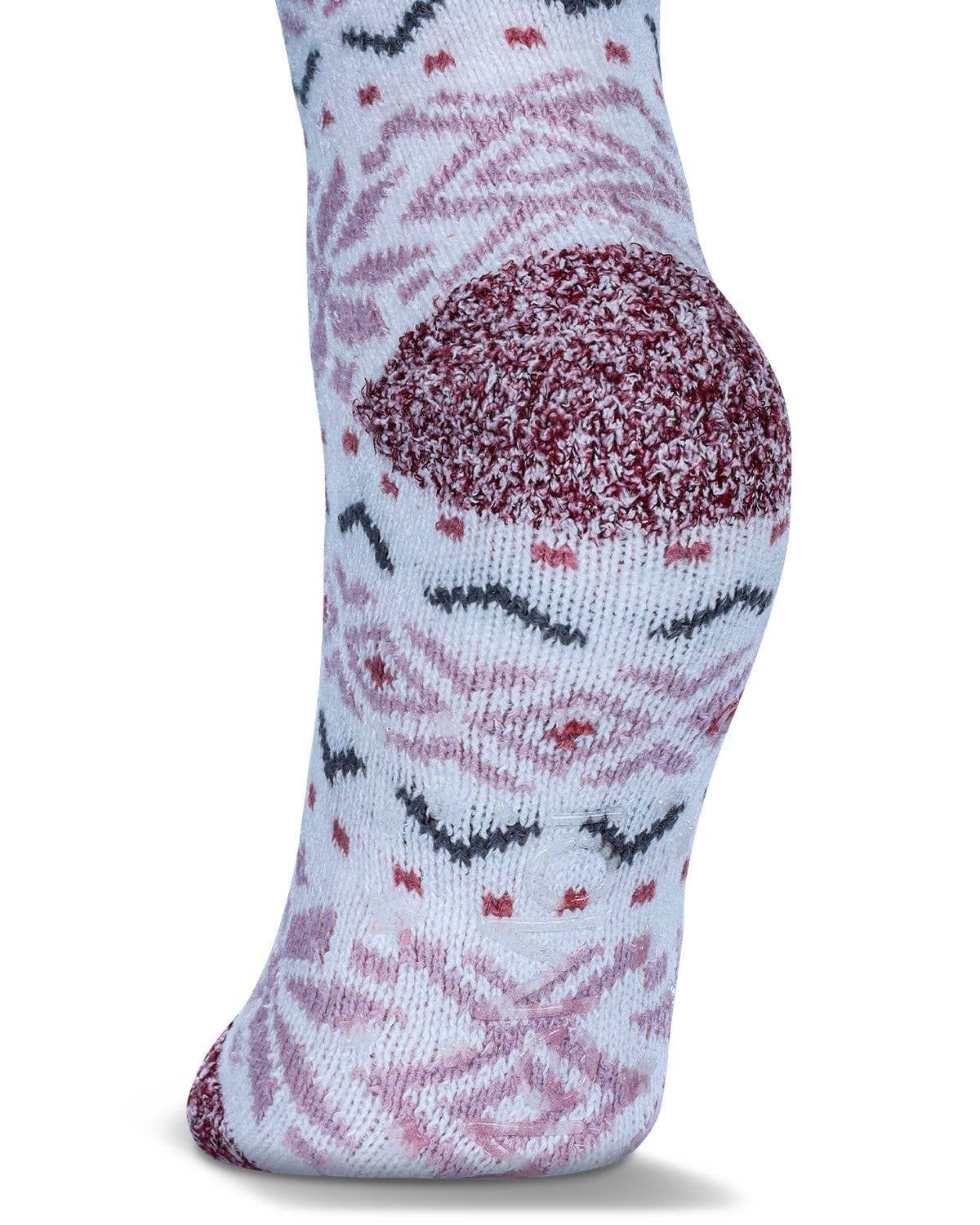 Women's Snowflake Buttersoft Plush Lined Crew Socks