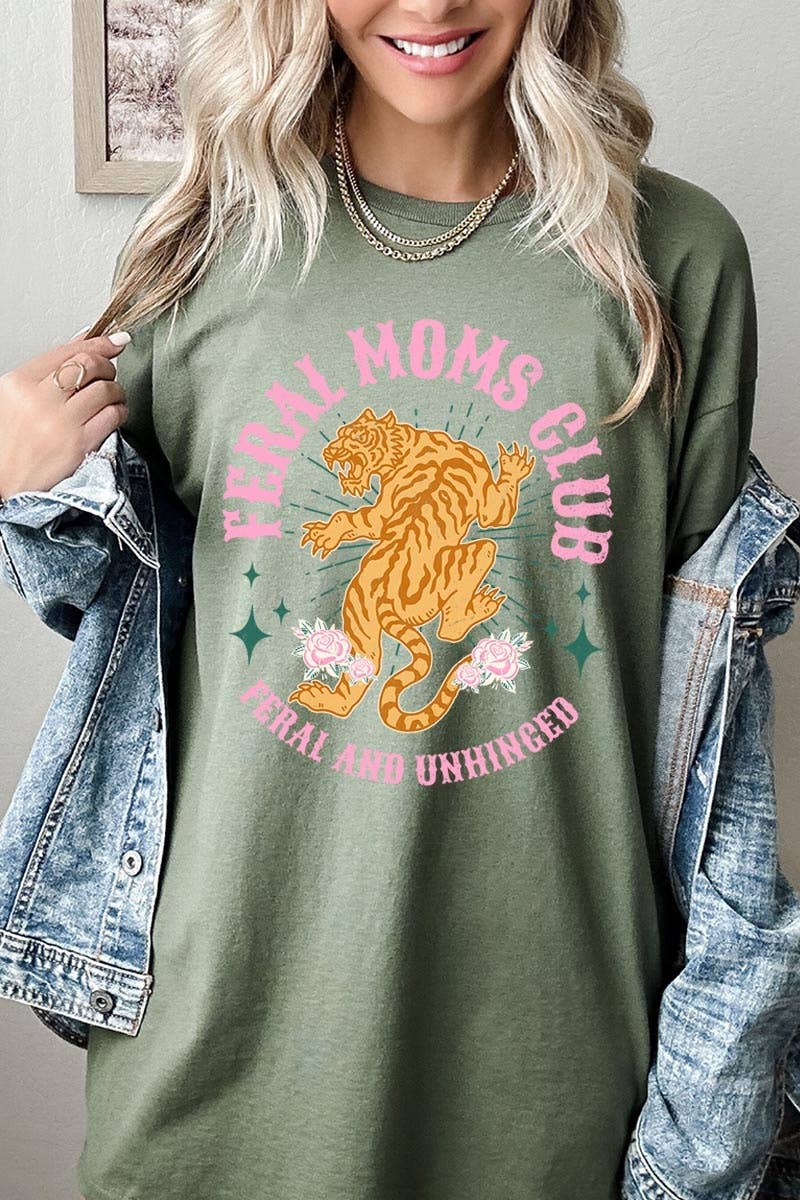 Feral Mama Club Graphic Heavy Cotton Tee