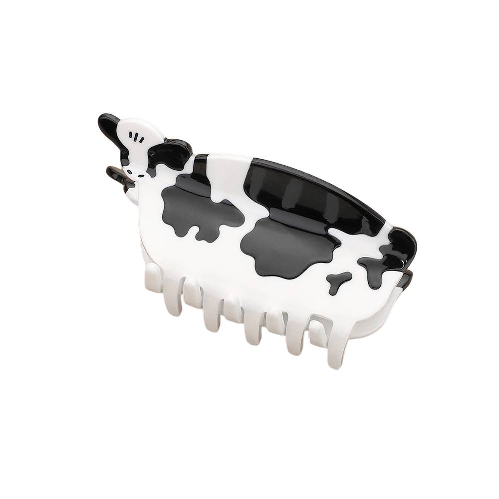J28. Cow Hair Claw Clip