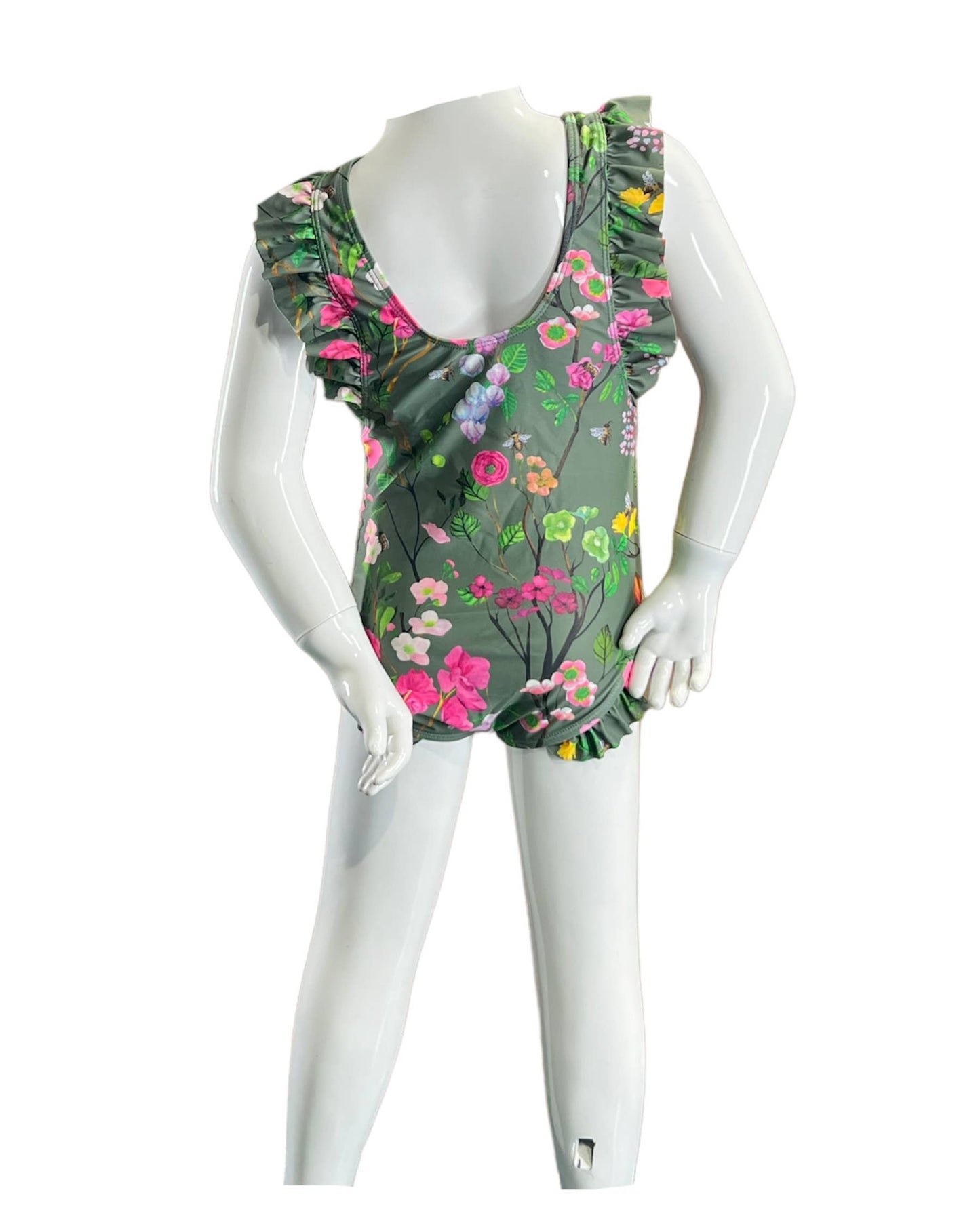Tank 1 piece w/big ruffle-K4721_Cherry Blossom Forest