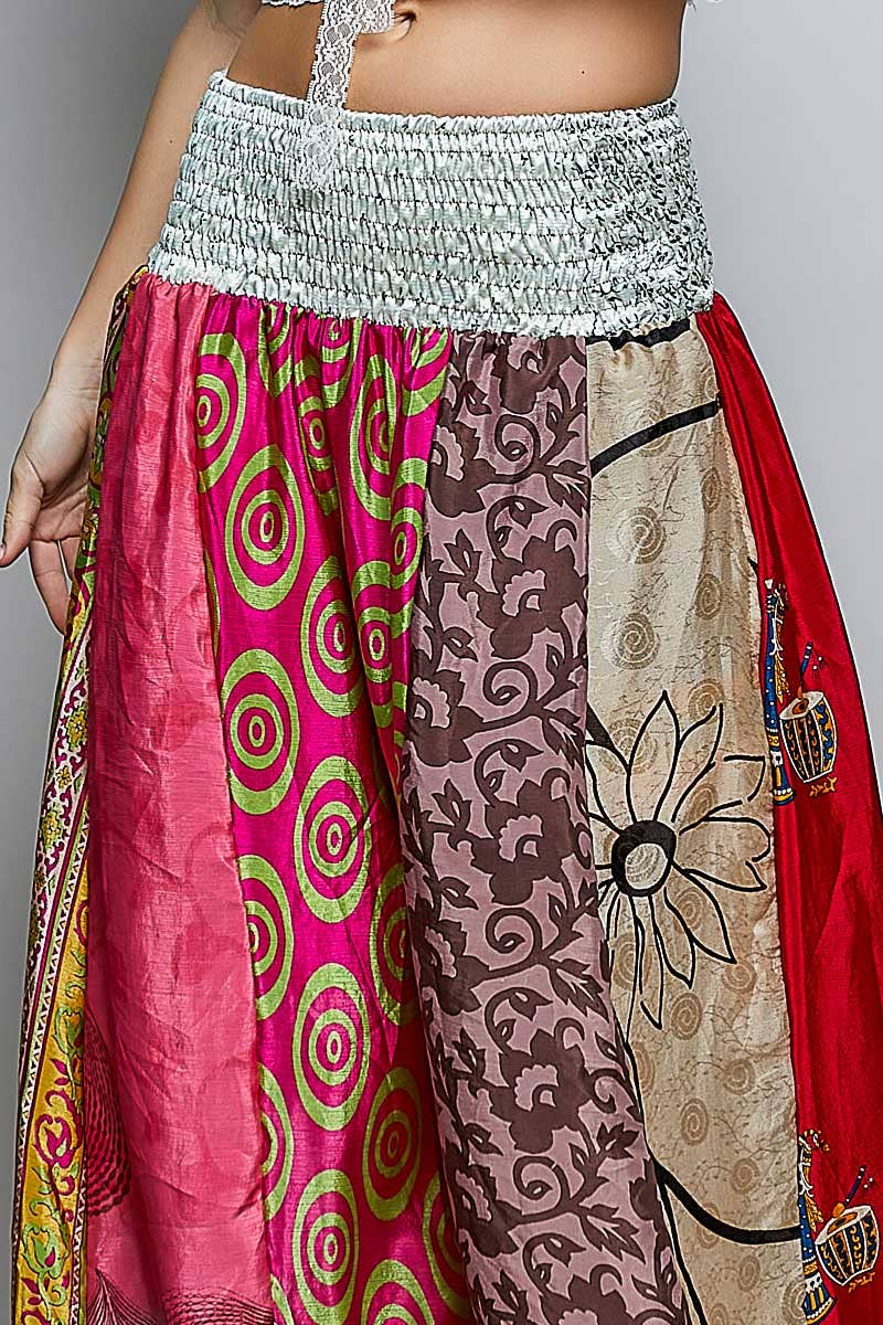 1B. One-of-a-Kind POL Smocked Waist Printed Wide Leg Pants