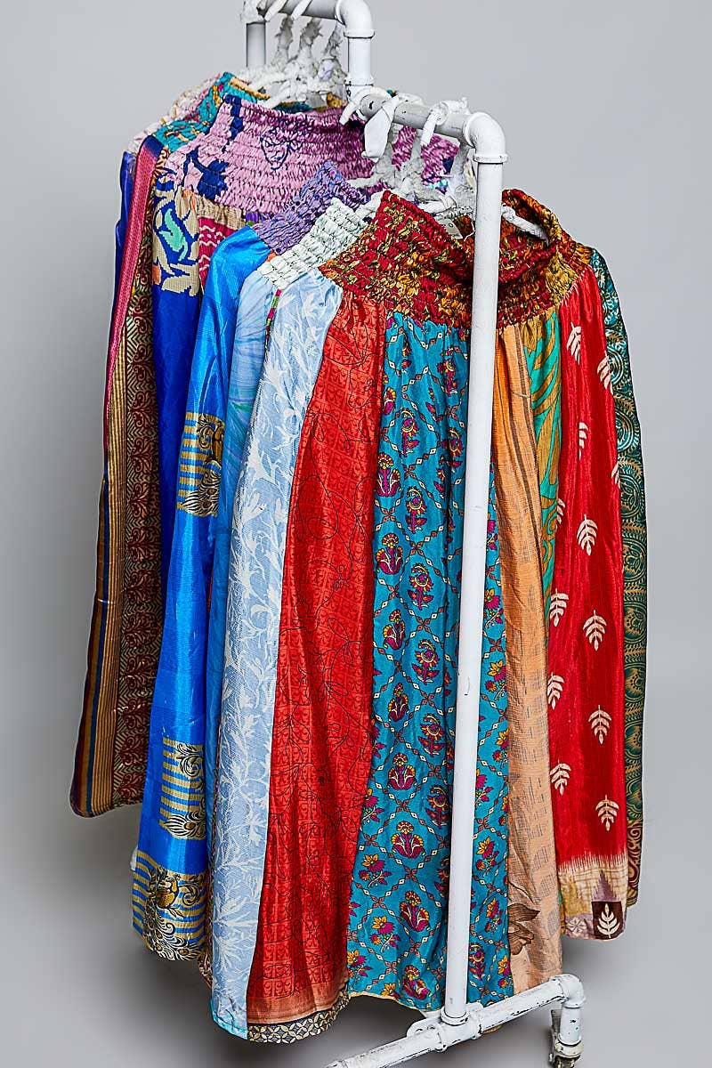 1B. One-of-a-Kind POL Smocked Waist Printed Wide Leg Pants