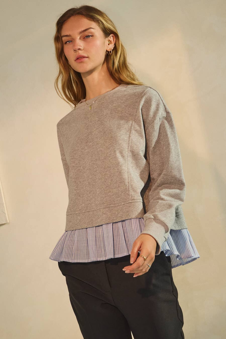 Relaxed-fit Sweatshirt: Navy / M